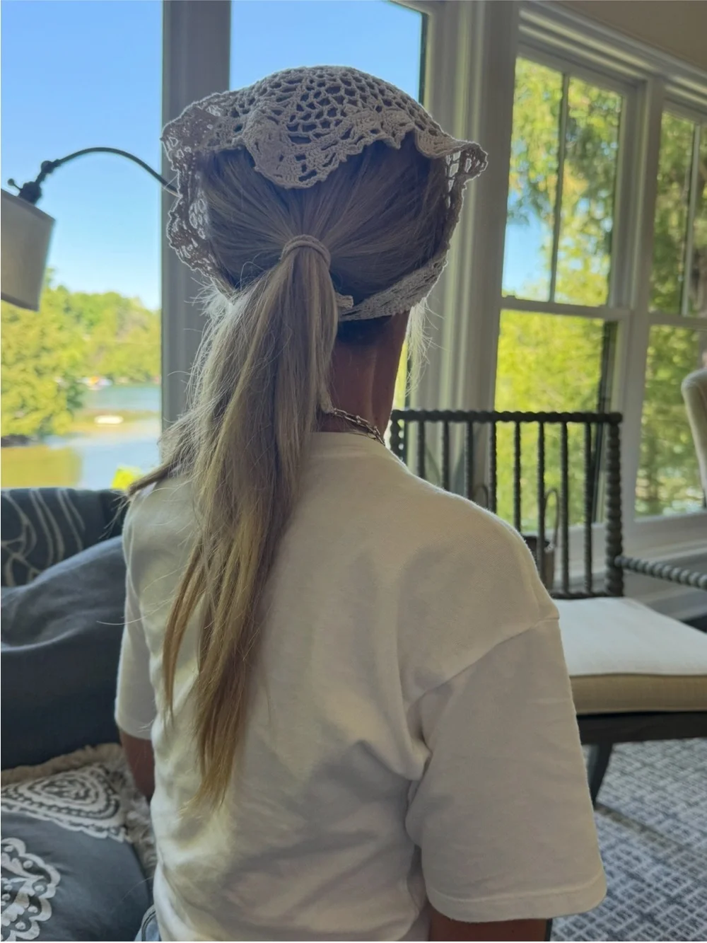 🔥CROCHET LACE BANDANA NEW HOTTEST Trend of Summer Price Firm!!!
